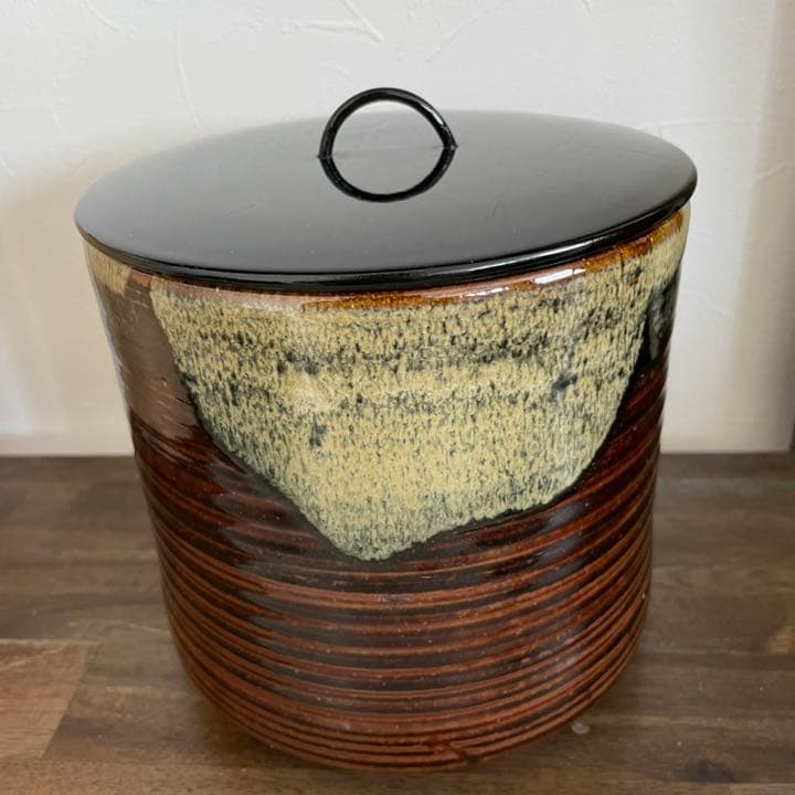 茶器/茶道具 水指 水差し 一重口 宇田隆和作（佐平窯） 美術品