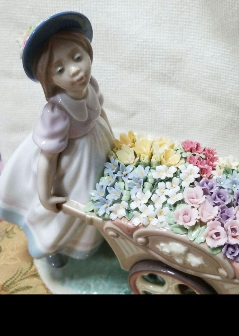 リヤドロリヤドロ 陶器人形 スペイン お花屋さん