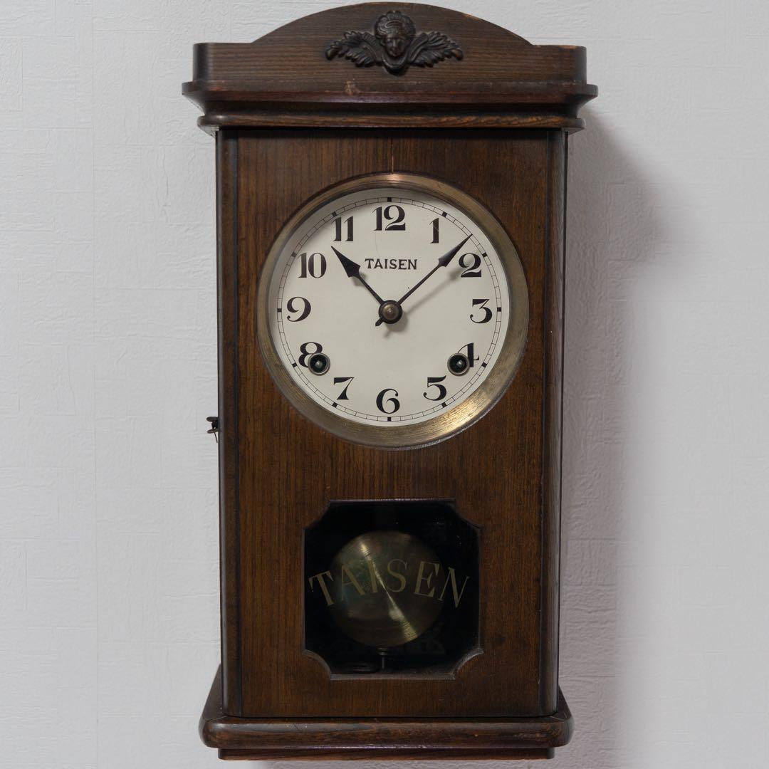 TAISEN 振り子時計　昭和レトロ　オーバーホール済　動作品