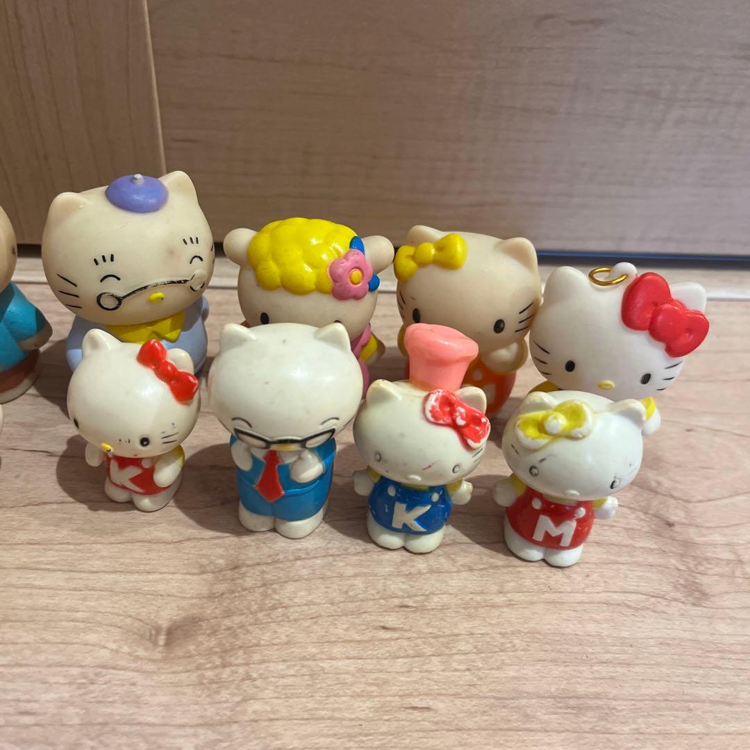 ハローキティ キティちゃんソフビ指人形 昭和レトロ サンリオ