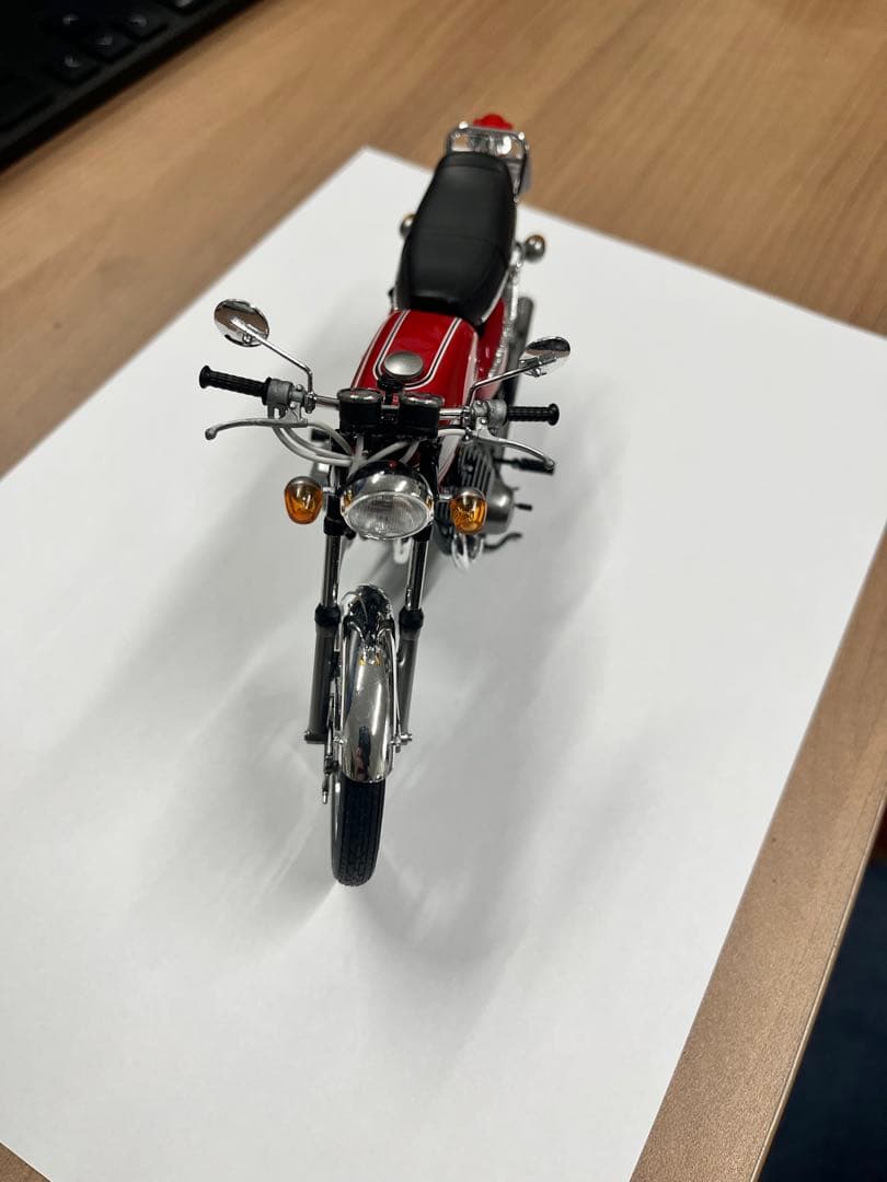 プラモデル KAWASAKI MACH-Ⅲ レッドカラー ハセガワ1/12