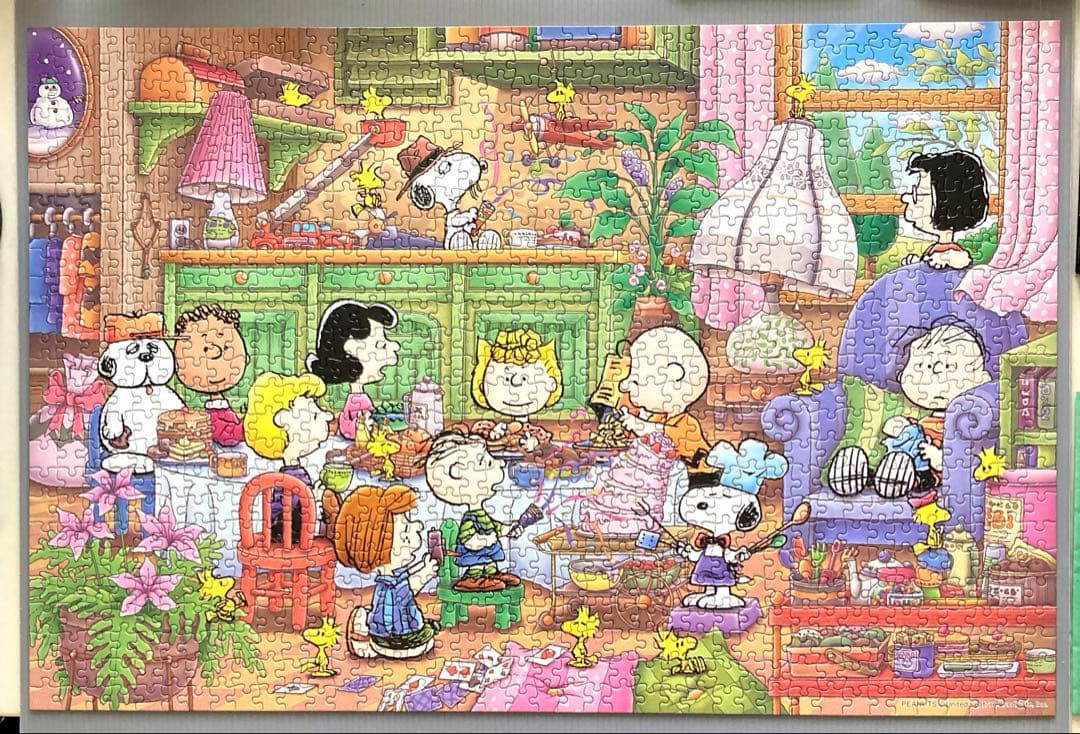 スヌーピー ピーナッツ 1000ピース ジグソーパズル お部屋でパーティー