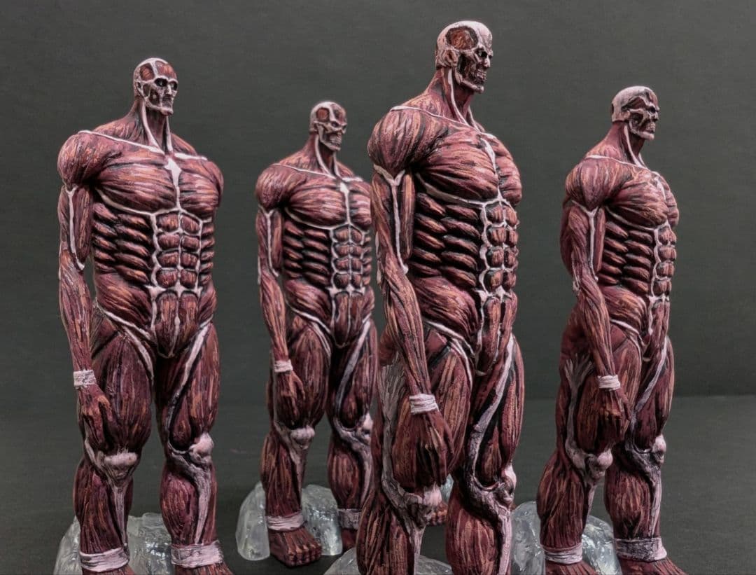 リペイント品 1番くじ 進撃の巨人地鳴らし 地鳴らしフィギュア5体