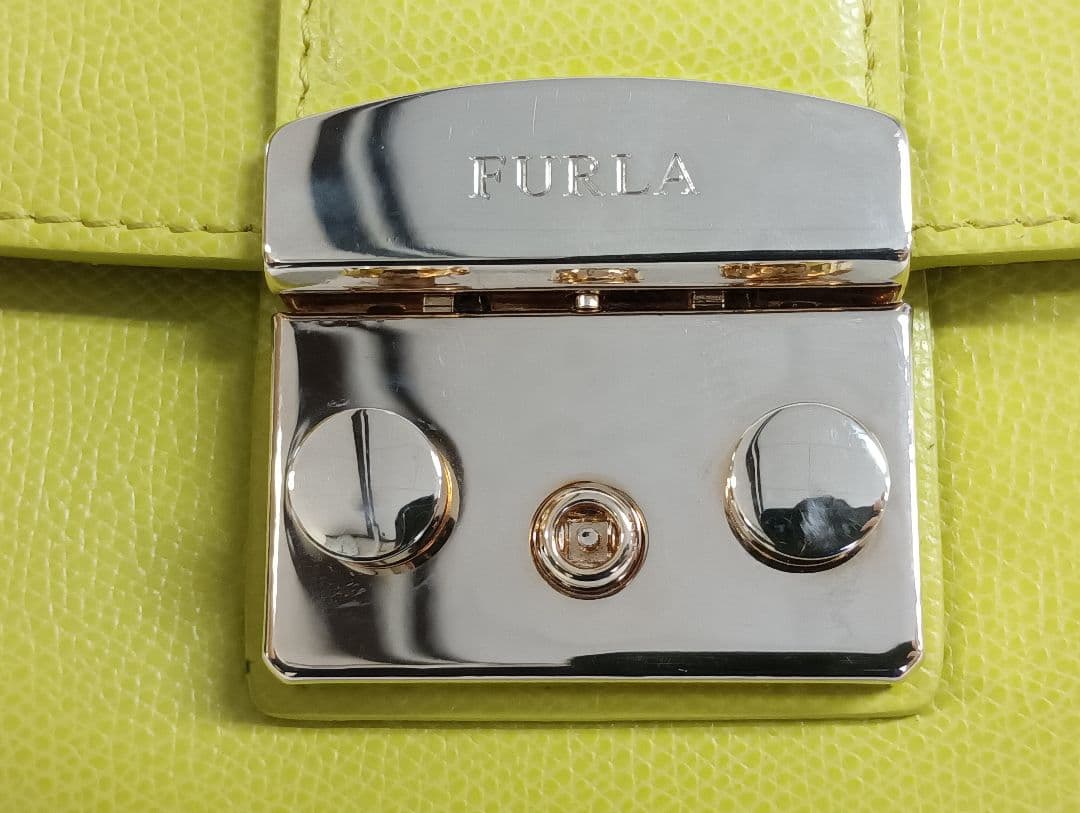 ANZ14 フルラ 美品 メトロポリス サッチェル 2WAYバッグ ハンドバッグ