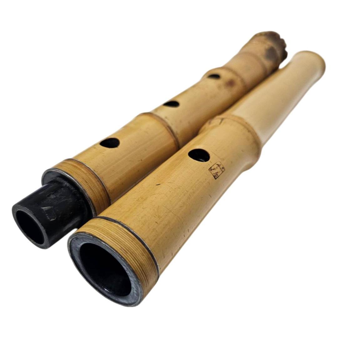 希少 尺八 琴古流 竹治 2尺1寸 5孔 銘あり 1印