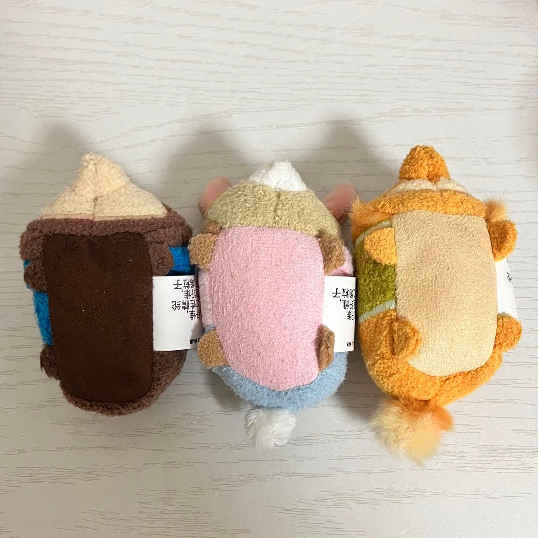 TDR TDL 南部の唄 ぬいぐるみストラップ うさぎどん くまどん きつねどん