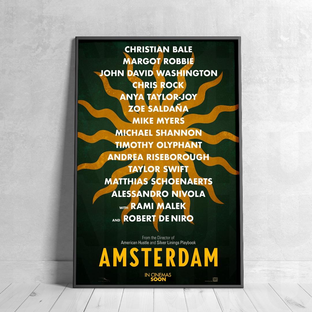 映画館用両面ポスター】アムステルダム / Amsterdam Ver.A