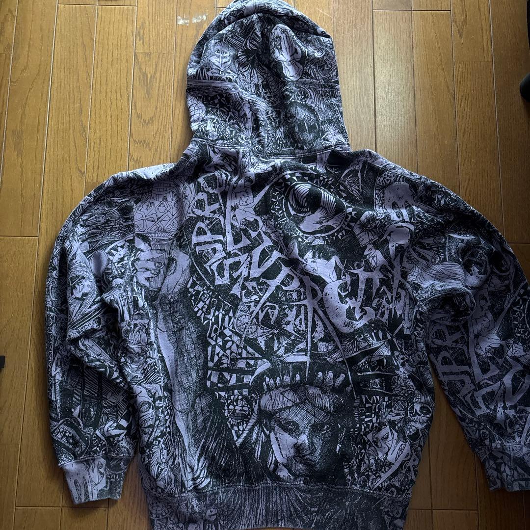 Supreme Liberty hoodie サイズM パープル