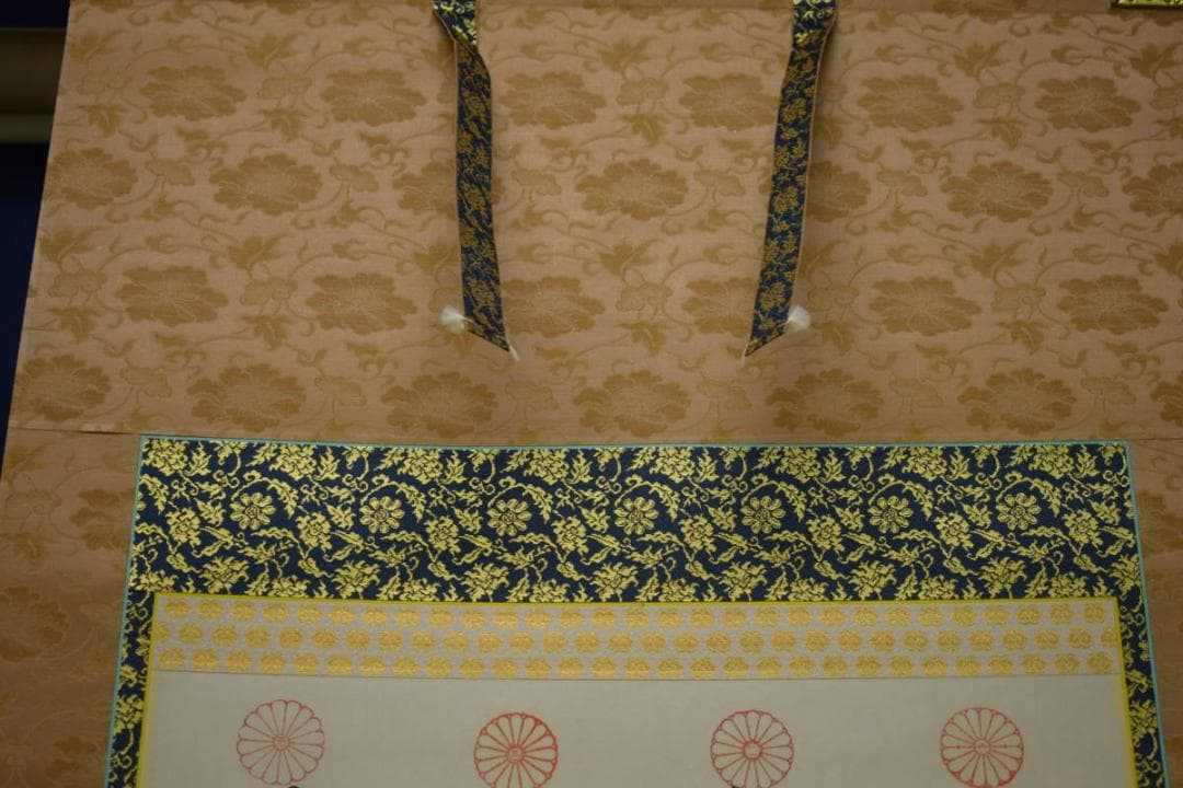 真作/西国三十三所霊場集印肉筆掛軸/三十三ヶ所/布袋屋掛軸HI-632