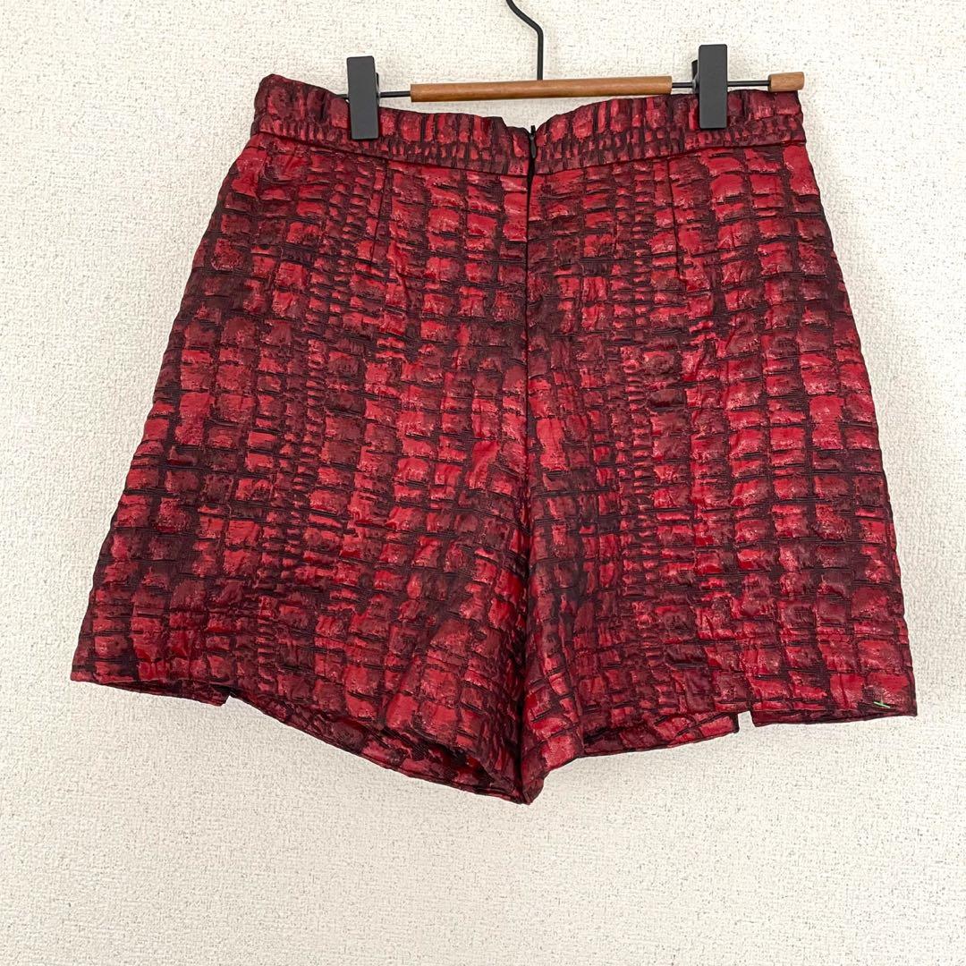 新品未使用⭐︎ヴィヴィアンウエストウッドレッド×ブラッククロコダイル柄キュロット