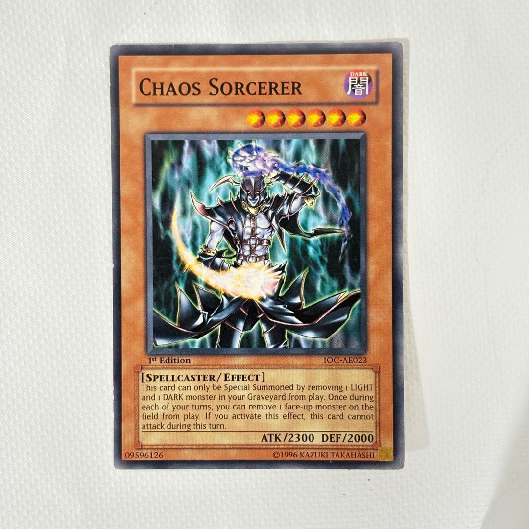 遊戯王 カオスソーサラー 旧アジア アジア版 ノーマル 1st 英語 英語版