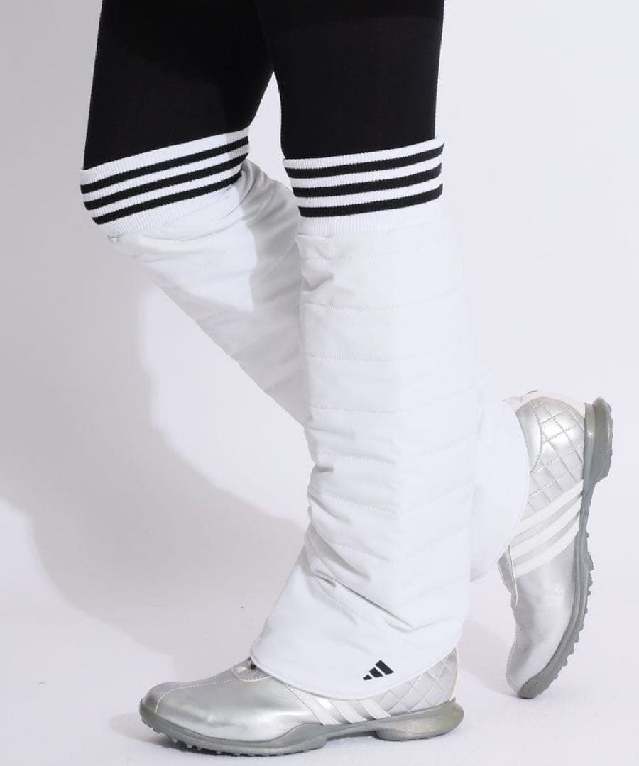 えるちゃん アディダス セットアップ ダンボールニット レッグウォーマー