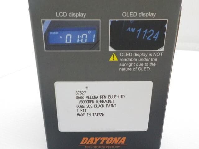 e001○○デイトナVELONA60タコメーター15000RPM12V（001） メーター