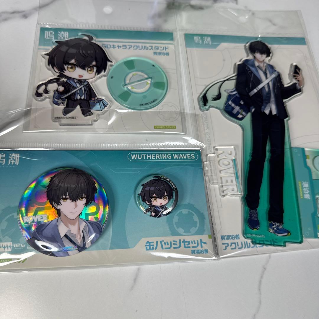 鳴潮 C107 冬コミ コミケ 男漂泊者 SD アクリルスタンド 缶バッジ