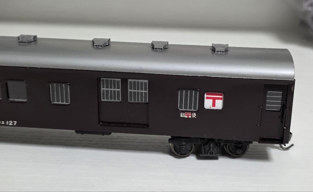 天賞堂 軽量客車 オユ12 郵便車 ぶどう色2号 国鉄 HO