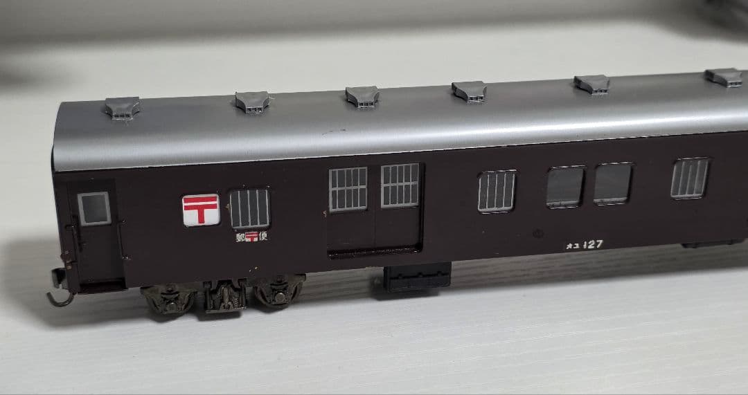 天賞堂 軽量客車 オユ12 郵便車 ぶどう色2号 国鉄 HO