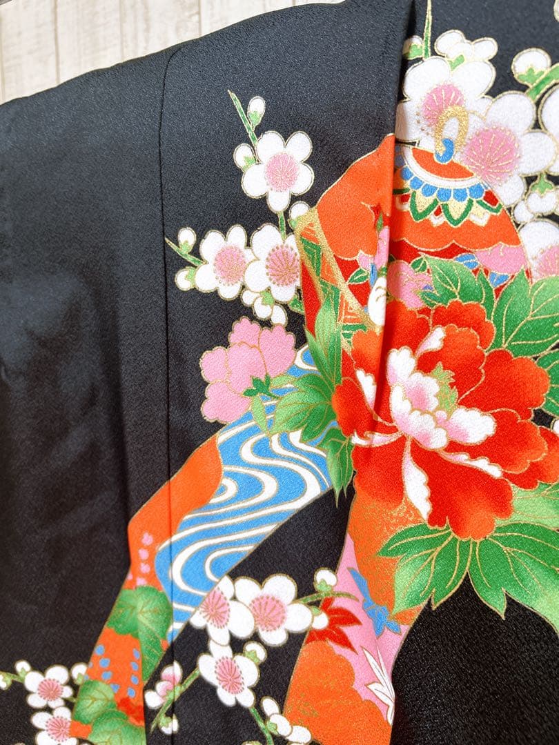 黒×ゴールド♡七五三　7歳　女の子　フルセット　一式