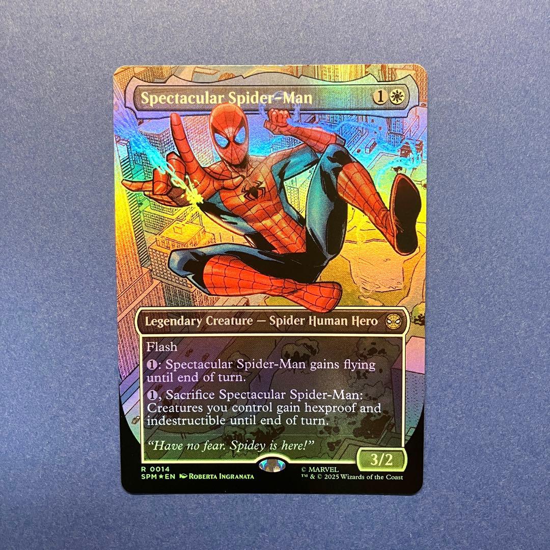 MTG スペクタキュラー・スパイダーマン 英語 ボーダーレス Foil - メルカリ