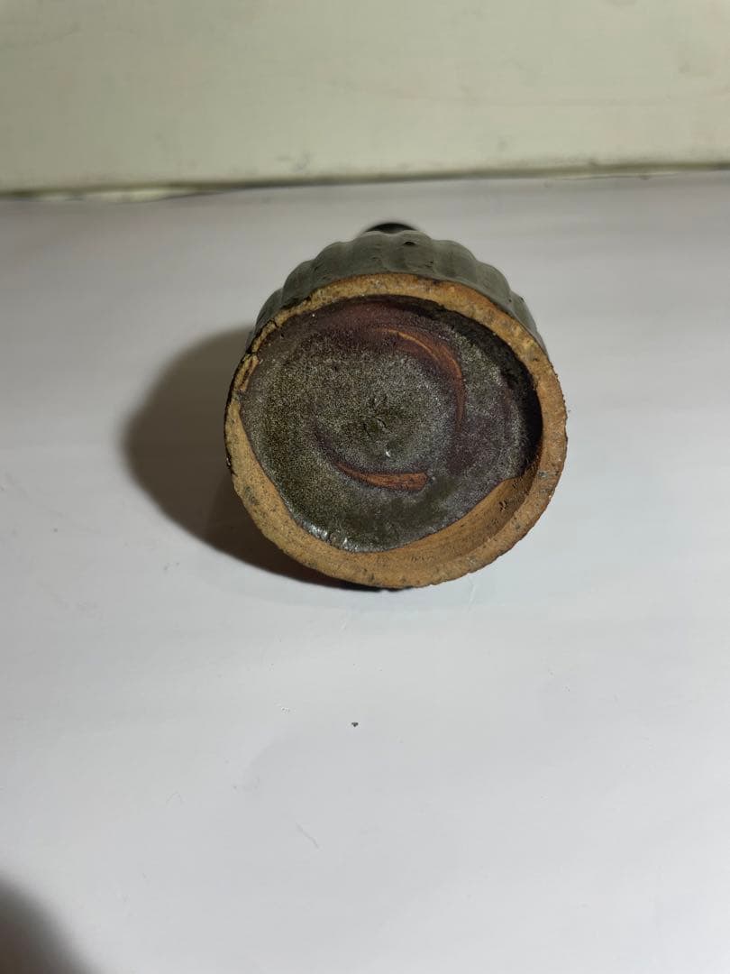 やちむん 知花焼 琉球美術 古典焼 沖縄 ビンシー 花活け 戦前 - メルカリ