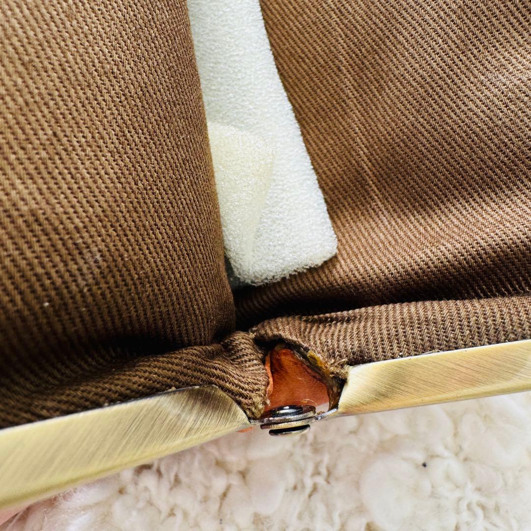 Dakota ダコタ 二つ折り財布 本革 クラプトン 財布 がま口 キャメル