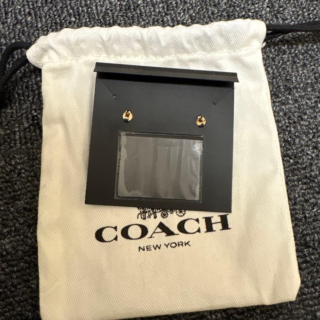 COACH ピンクゴールド ピアス ネックレス セット