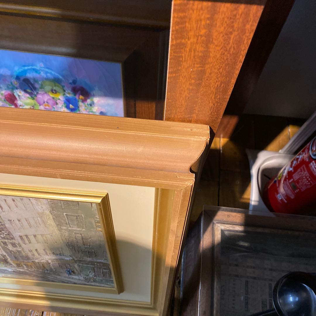 油彩画　パリ　肉筆