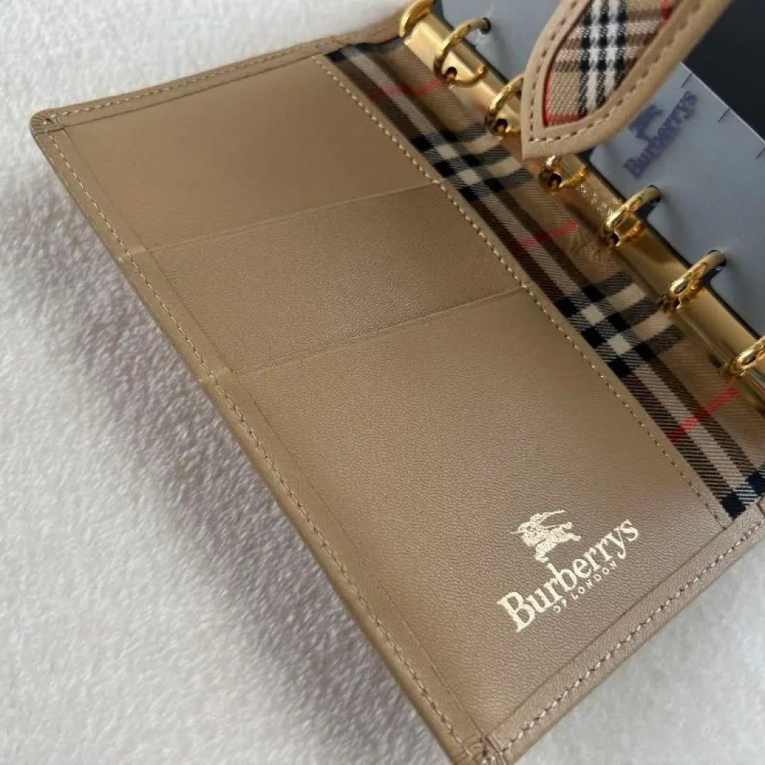 Burberry バーバリー システム手帳 スケジュール帳 手帳カバー - メルカリ