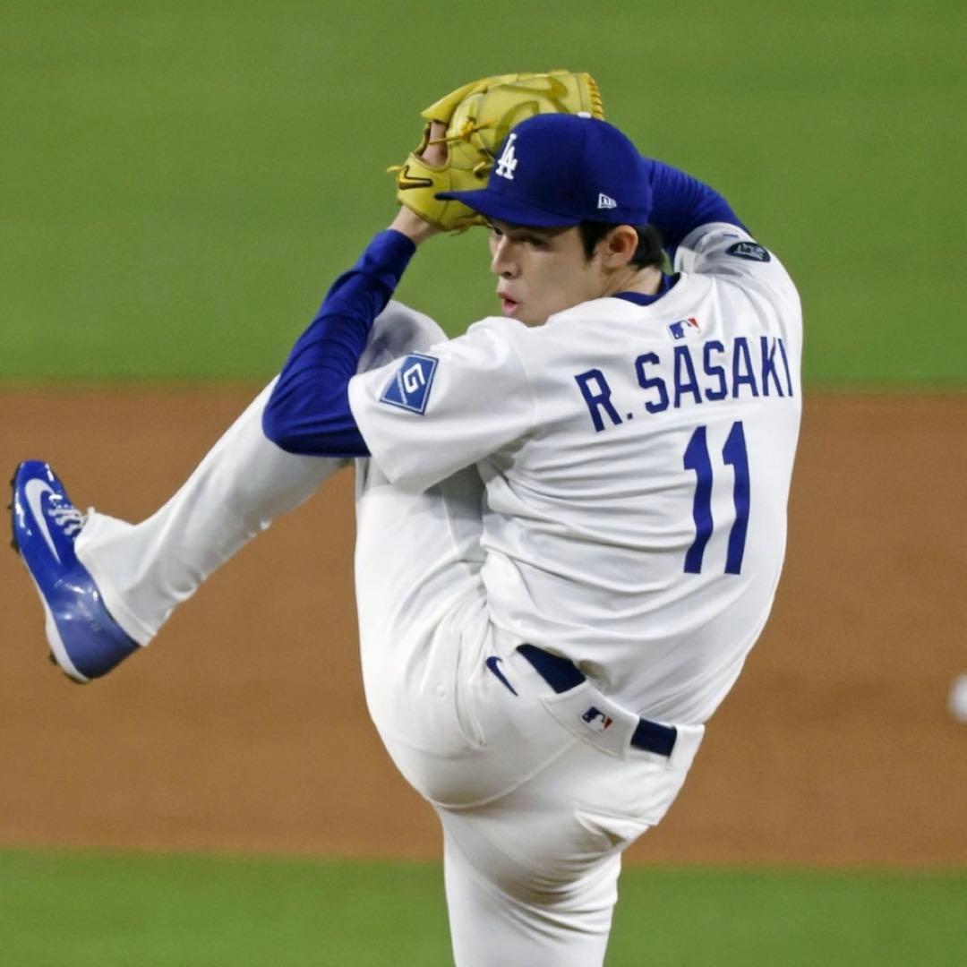 ドジャース 佐々木朗希 2025ワールドシリーズ NIKEユニフォーム 大谷翔平