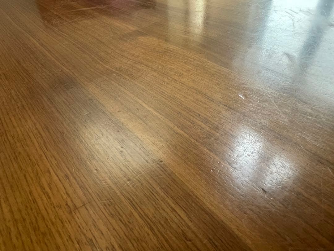 ブラウン 木製 モダンダイニングテーブル