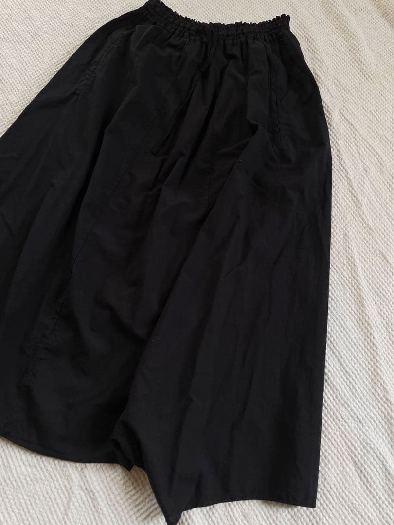 FACTORY ファクトリー✳︎ペルー綿サルエルパンツ　ブラック