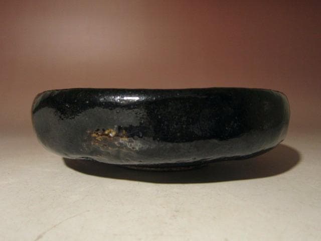 ☆楽十三代惺入 黒茶碗【清香】☆表千家十三代即中斎花押☆u515 - メルカリ