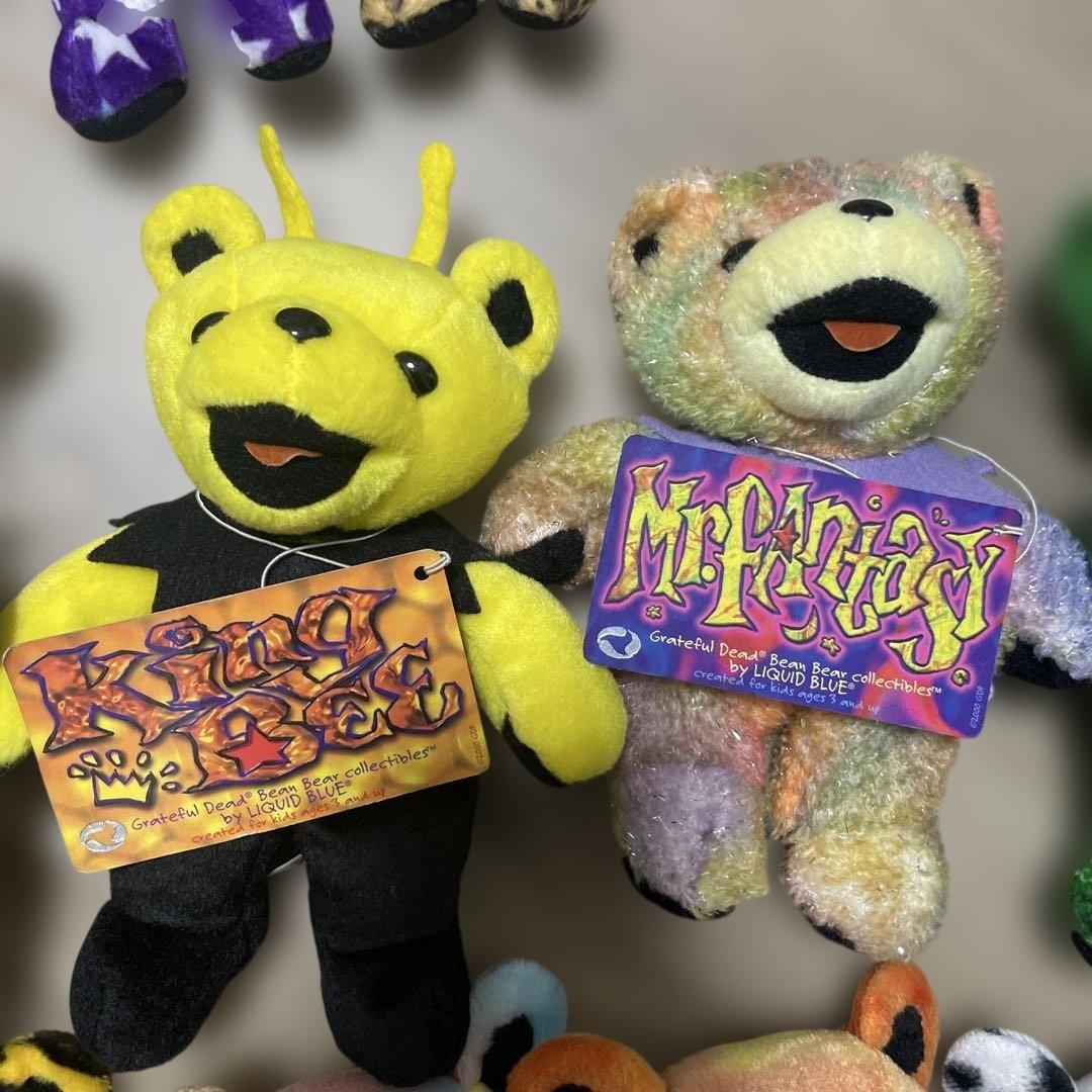 Grateful Dead Bear デッドベア　ビーンベア　ぬいぐるみセット