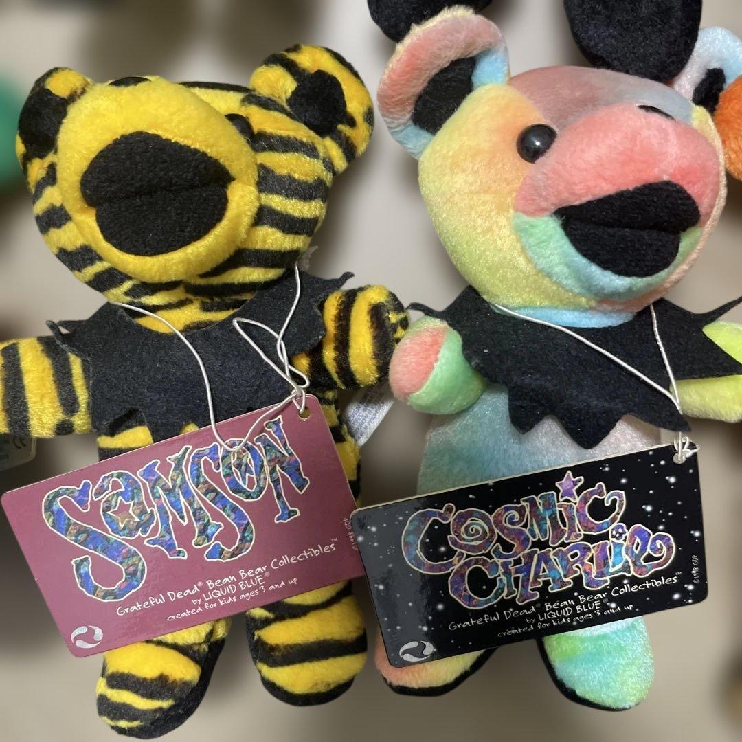 Grateful Dead Bear デッドベア　ビーンベア　ぬいぐるみセット