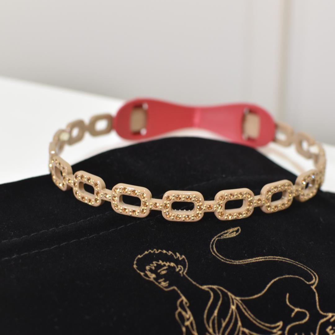 ▢■ALEXANDRE DE PARIS■▢ アレクサンド　カチューシャ　スワロ