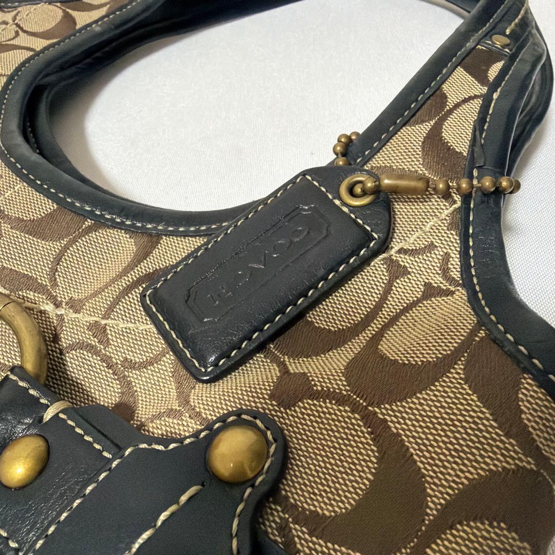 バッグ coach rare bithorse hand bag