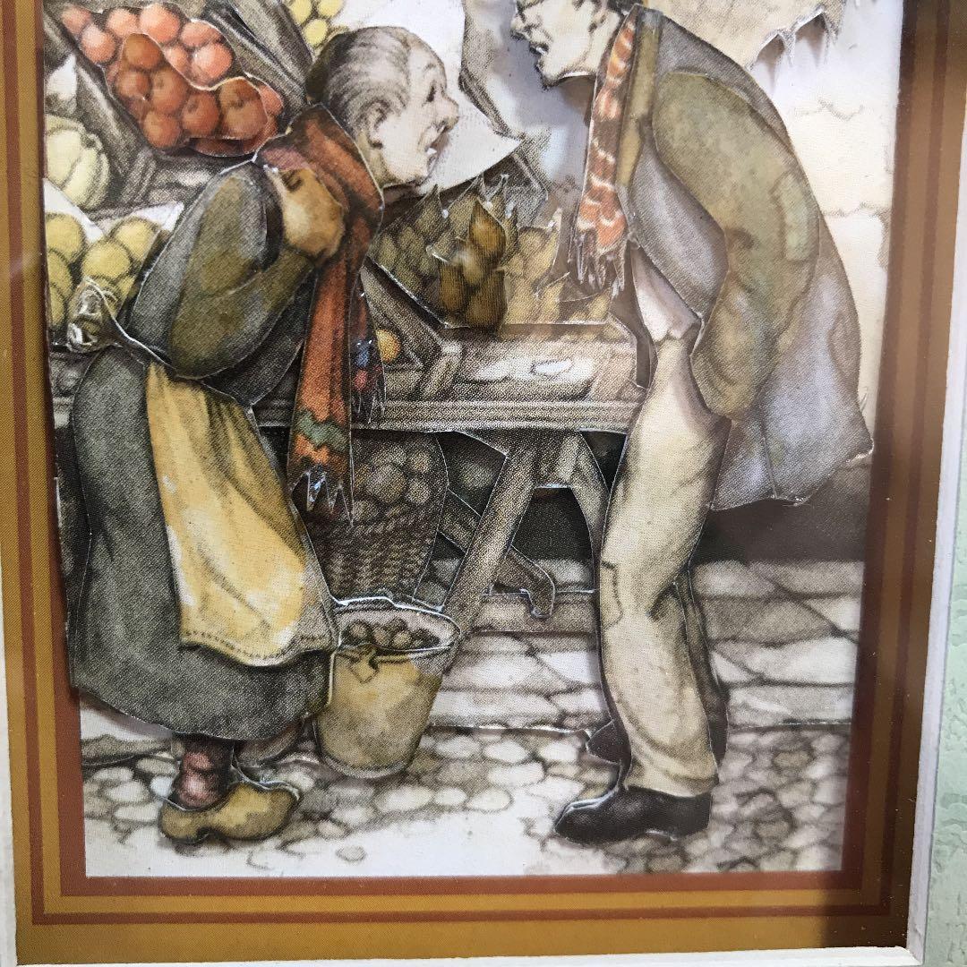 デコパージュ壁絵