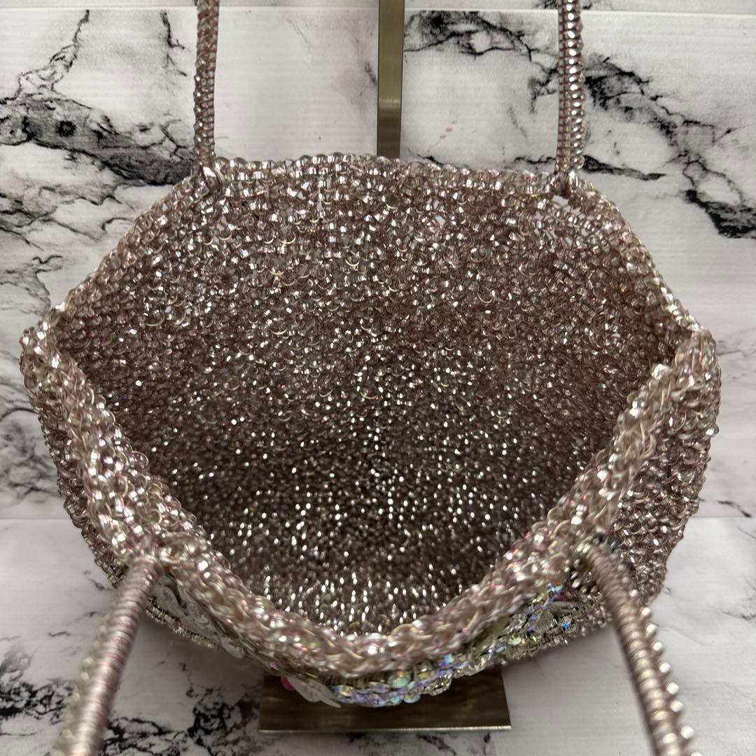 (美品)大人気、アンテプリマ、ワイヤーバッグ、人気コラボ、サンリオ、キティー