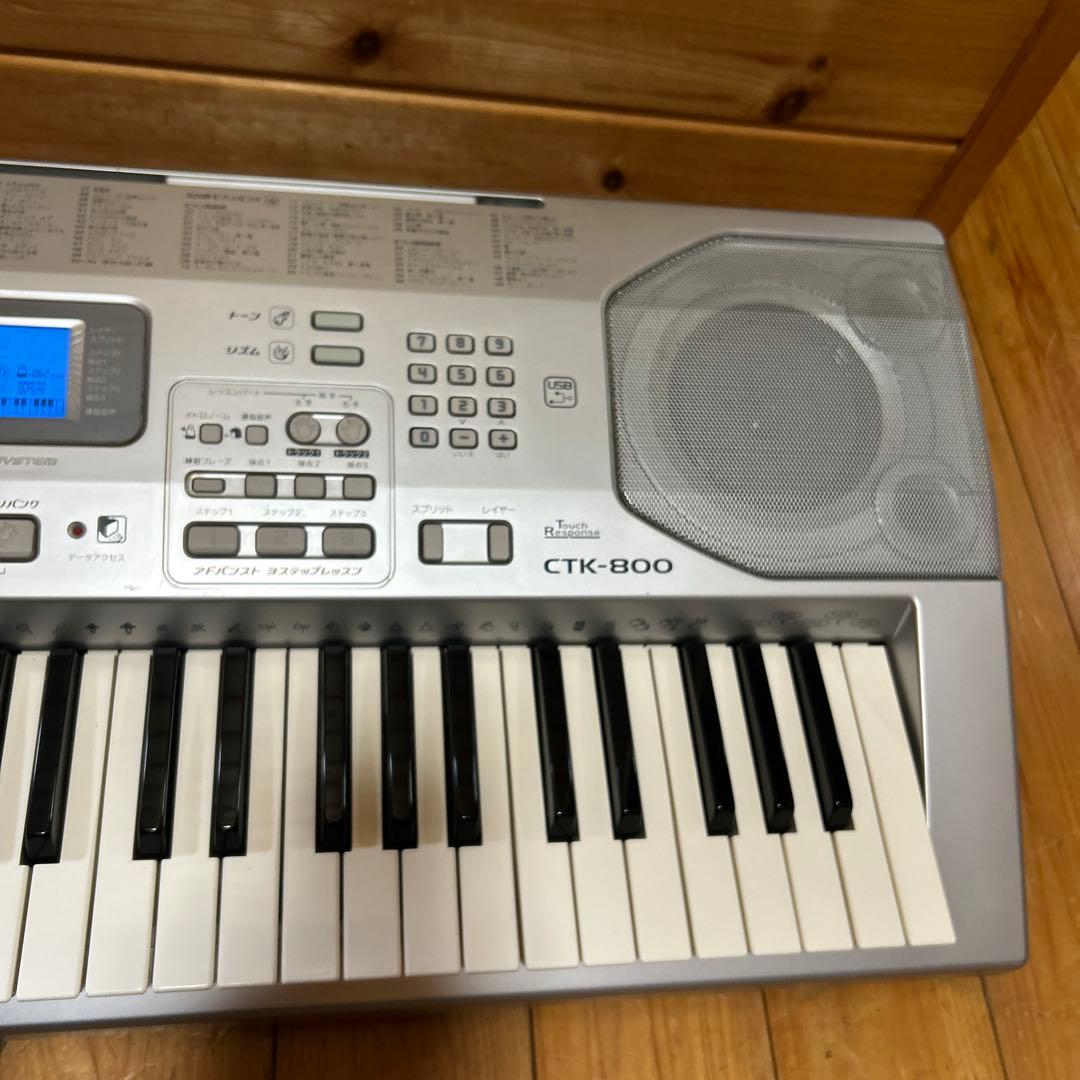 即プレイ可能 CASIO CTK-800 カシオ 多機能 電子ピアノ キーボード
