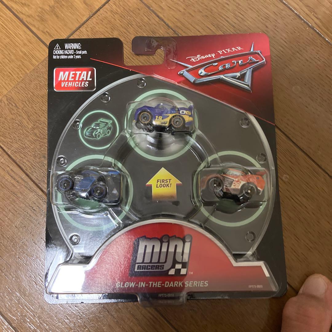 カーズ　ミニミニカーズ ミニレーサーズ　マテル 蓄光モデル2種6台