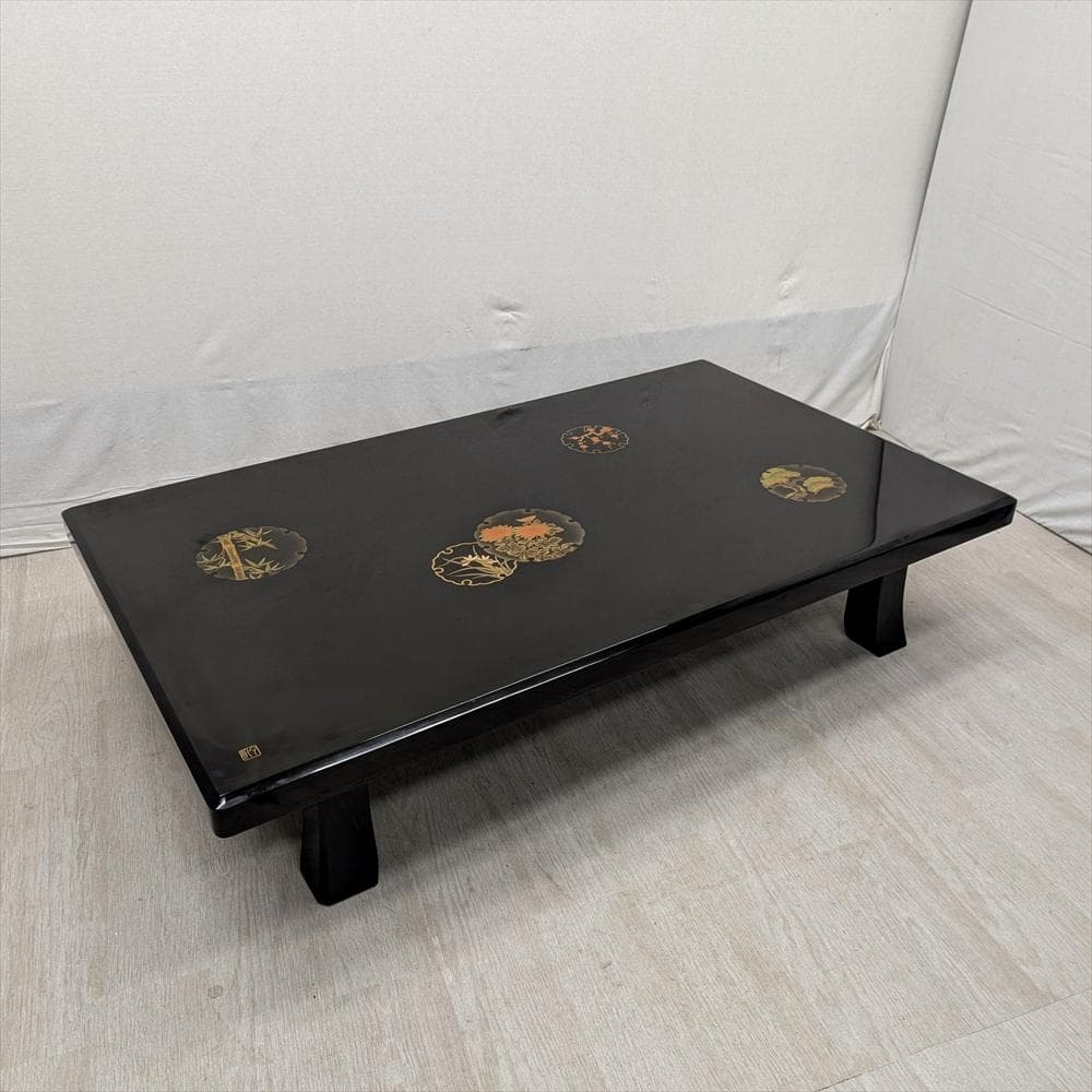 輪島塗 伝統工芸 座卓 座敷机 ローテーブル テーブル 食卓 座敷 蒔絵