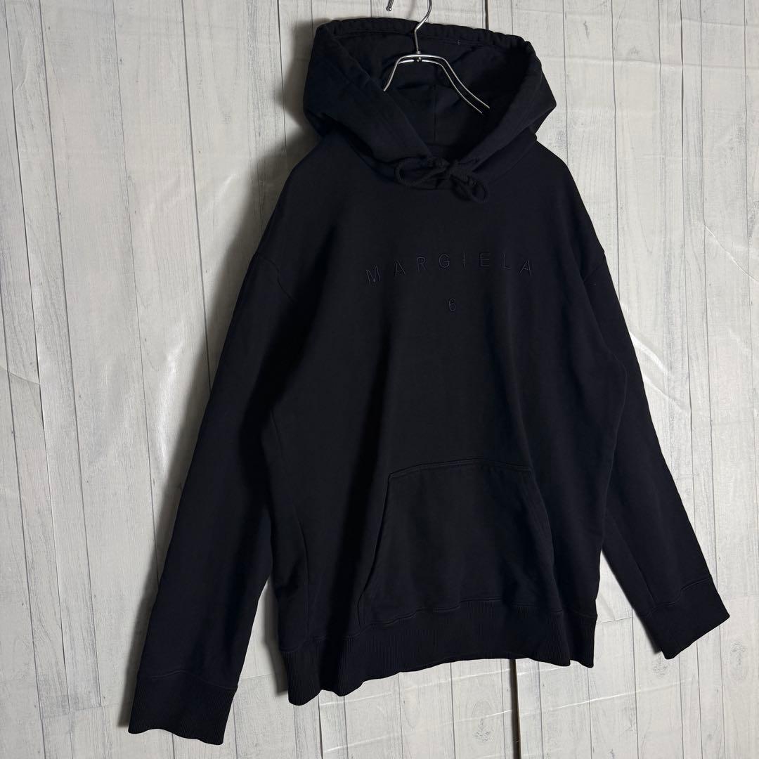 MM6 Maison Margiela プルオーバーパーカー イタリア製 刺繍