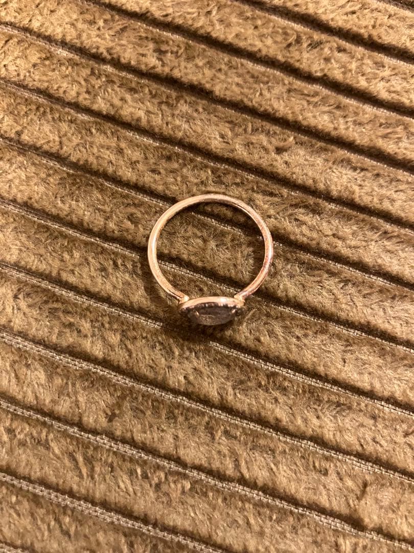 m*k様 ミディアム　ラブラドライト パヴェダイヤモンド リング