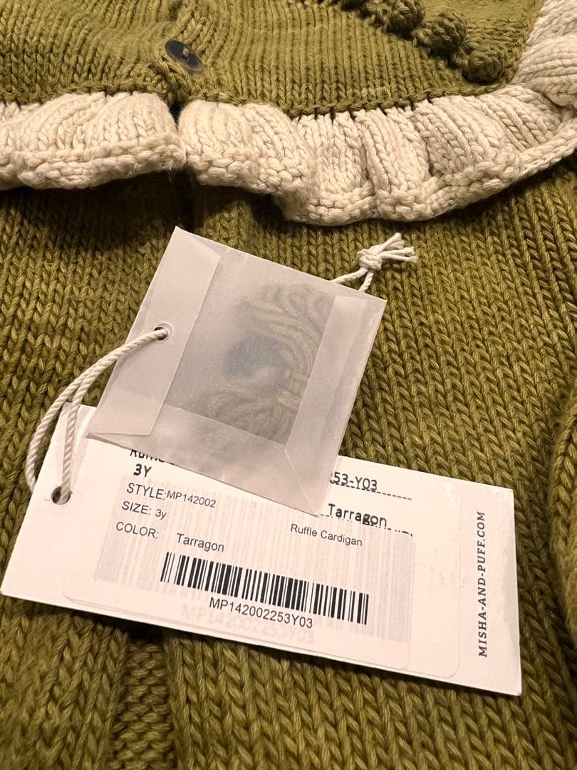 misha&puff 3Y ruffle cardigan popcorn 2点