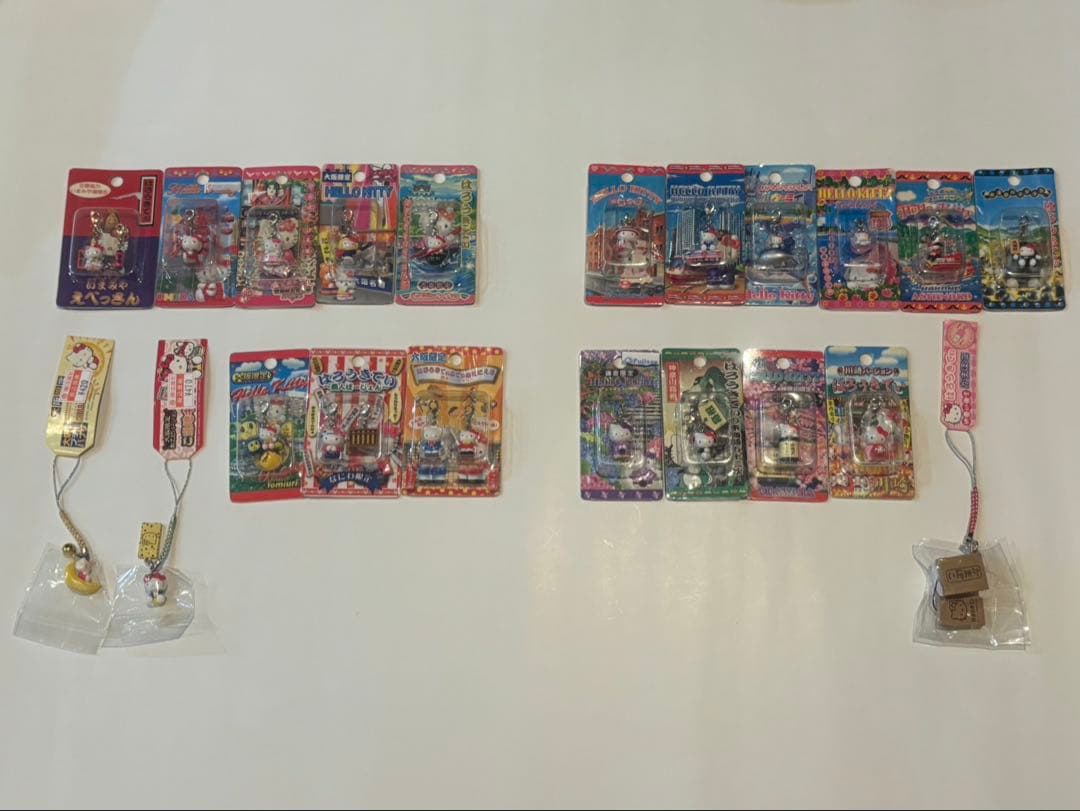 ご当地 キティ ハローキティ 根付 チャーム キーホルダー レア 都道府県 動物