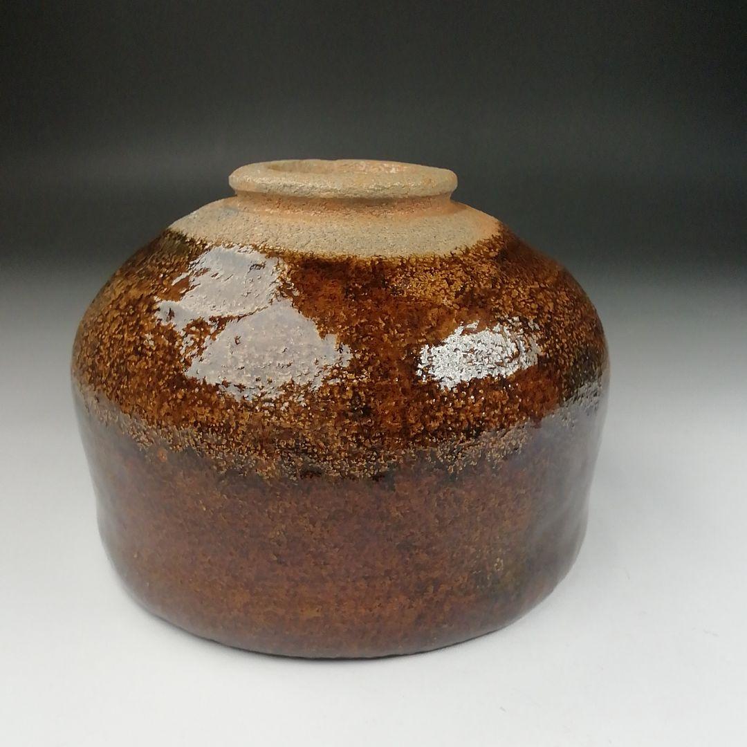 T519 茶碗 『大樋焼』『松雲窯 泉喜仙 造』 共箱 抹茶碗 茶道具