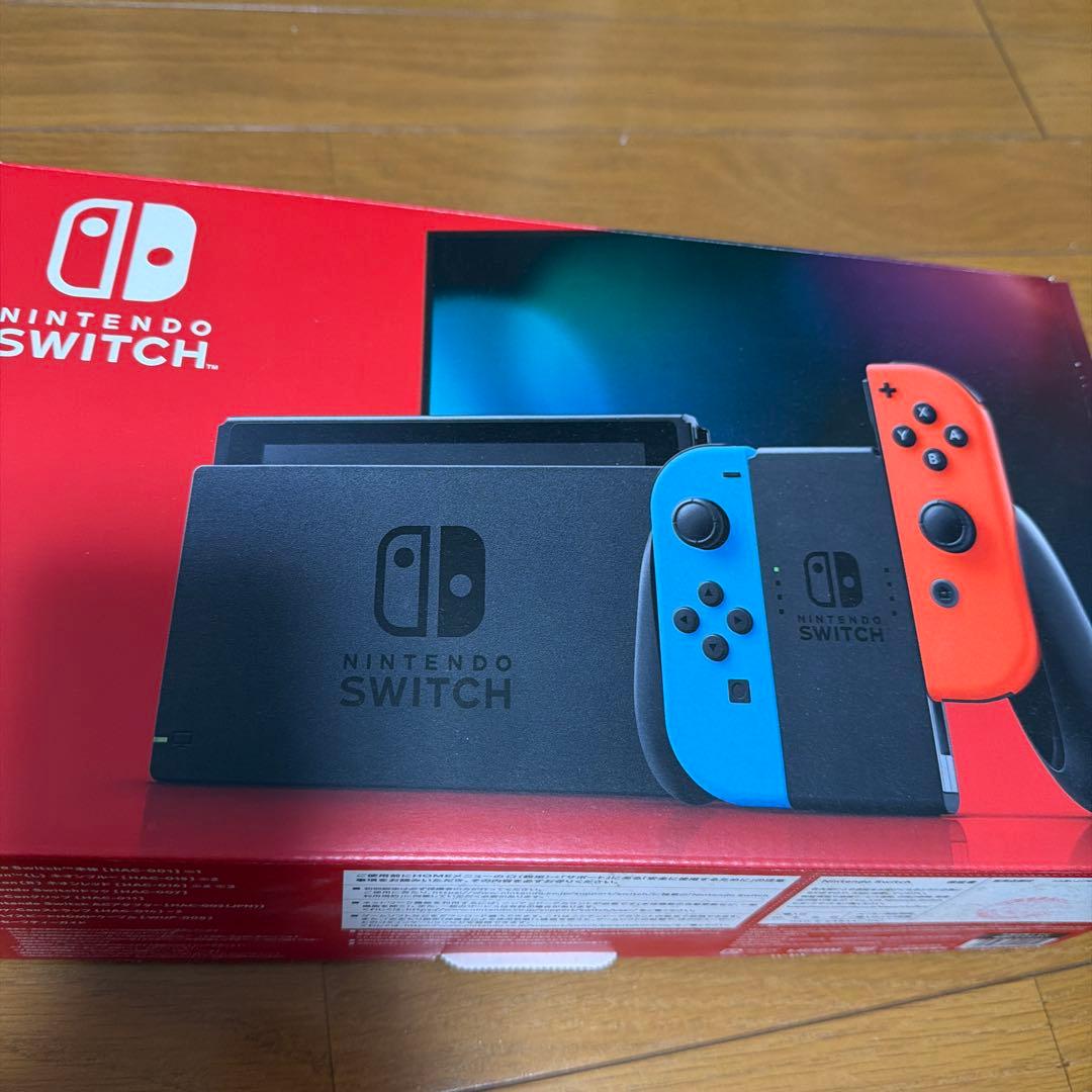 Nintendo Switch 本体 箱あり　付属品完備　SDカード付き