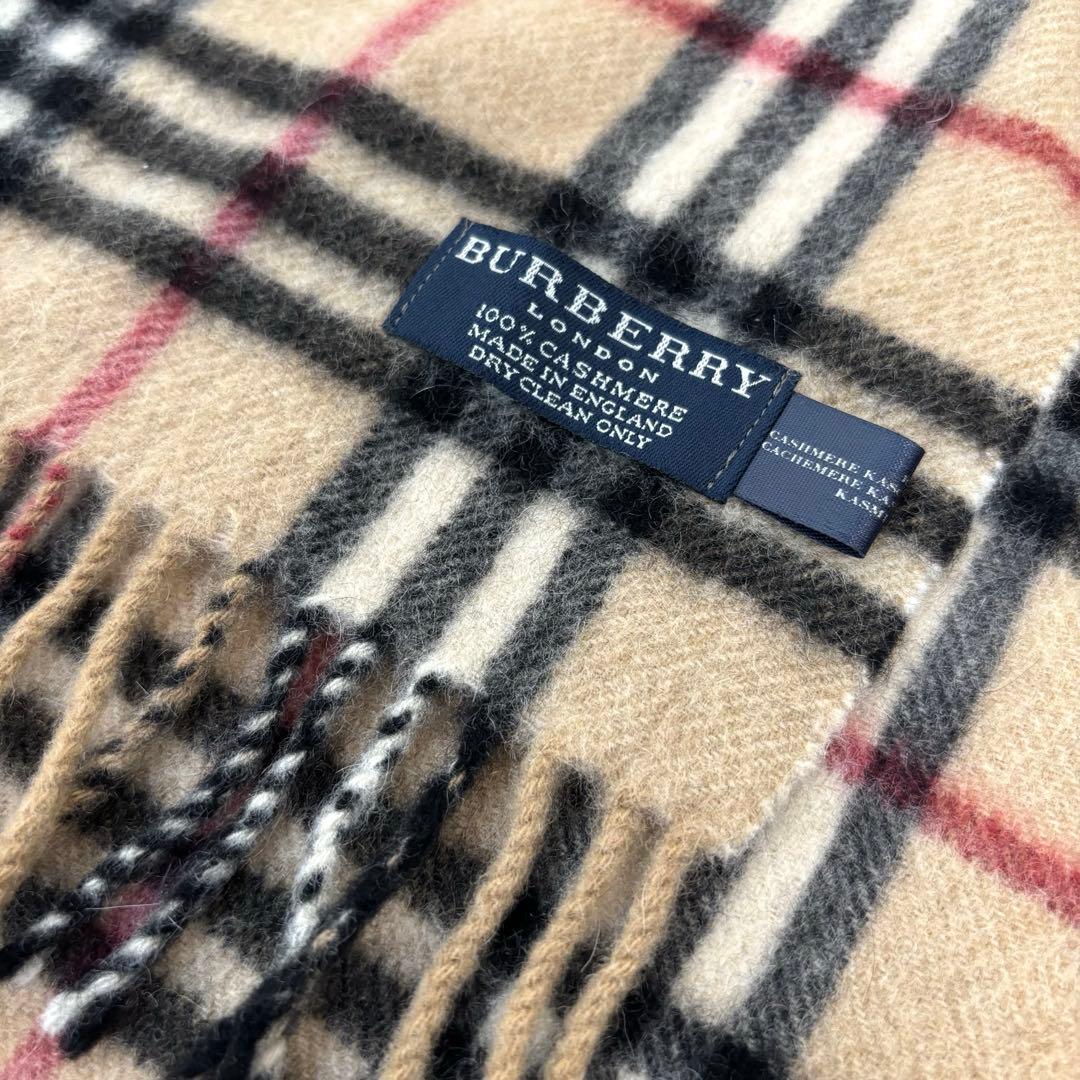 美品】BURBERRY LONDON マフラー カシミヤ100% ノバチェック - メルカリ