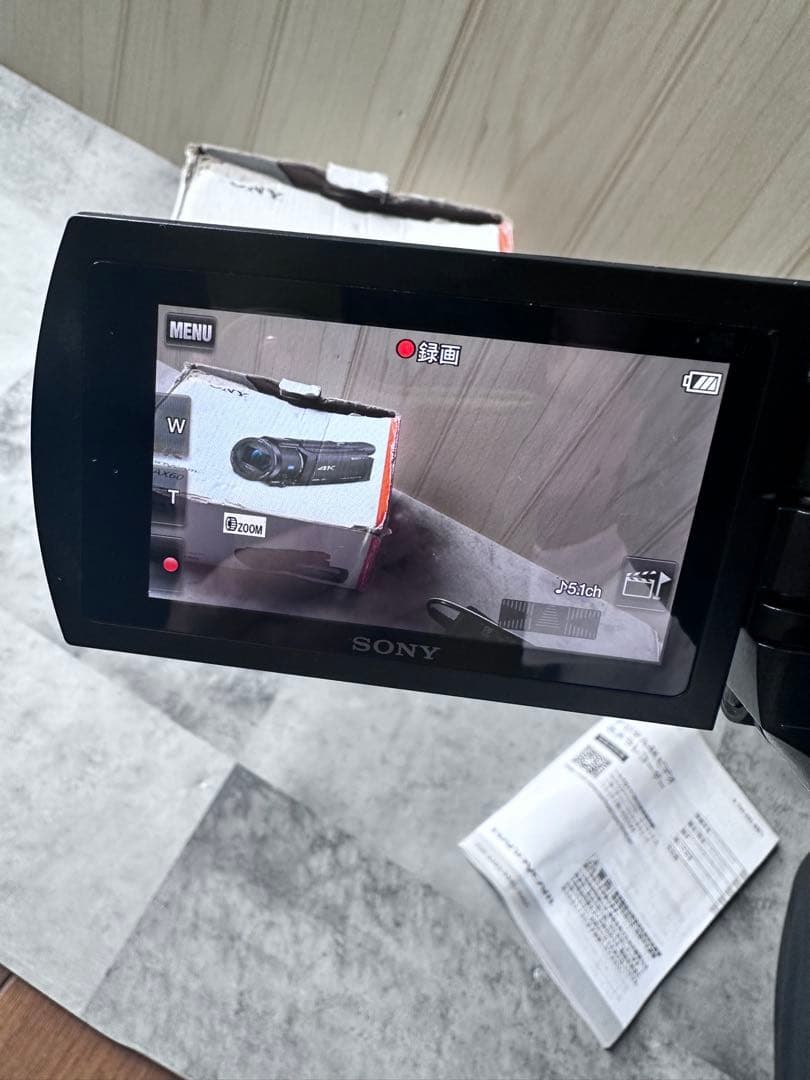 【訳あり美品】SONY FDR-AX60 4K ハンディカム ※HDMI難あり