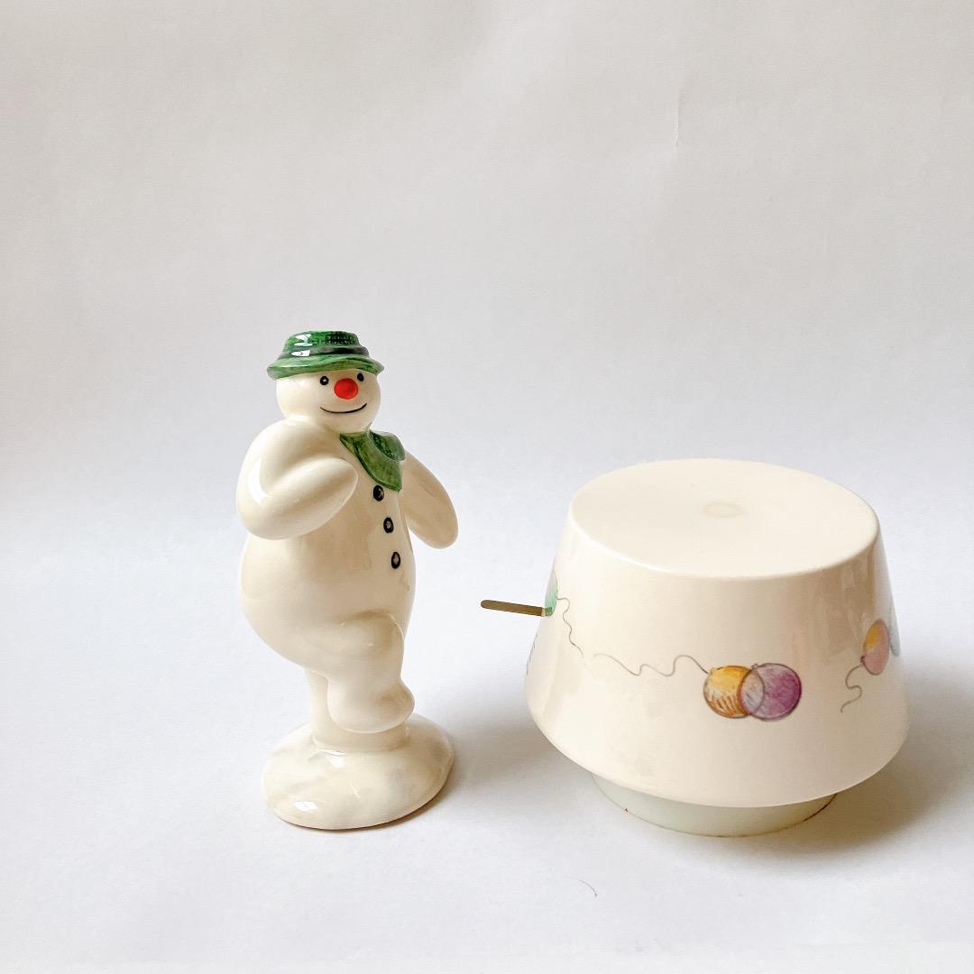 希少☘️レア☘️ロイヤルドルトン　スノーマン　オルゴール　アンティーク