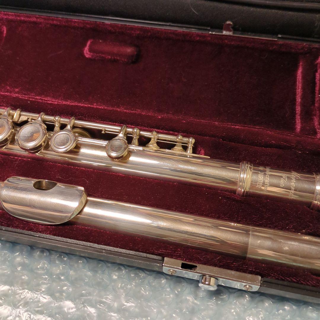 Minerva JFL-511EⅡ フルート 本体 ケース・バッグ・掃除棒付き